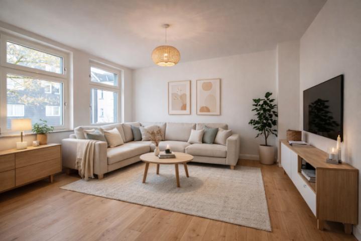Einrichtungsbeispiel Wohnzimmer