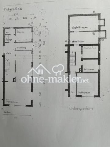 Grundriss UG und EG