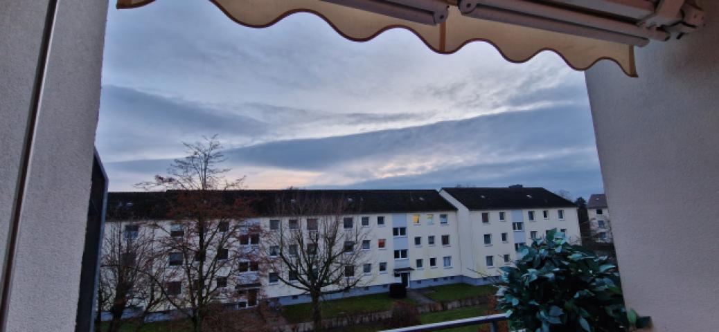 Ausblick vom Balkon