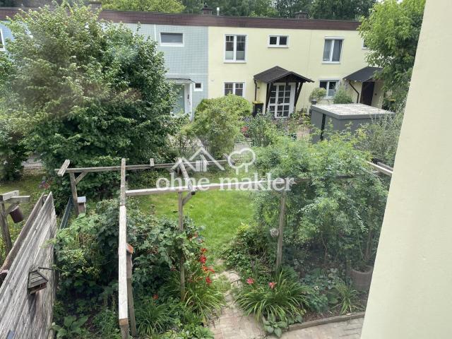 Garten Sicht aus Zimmer 2 OG