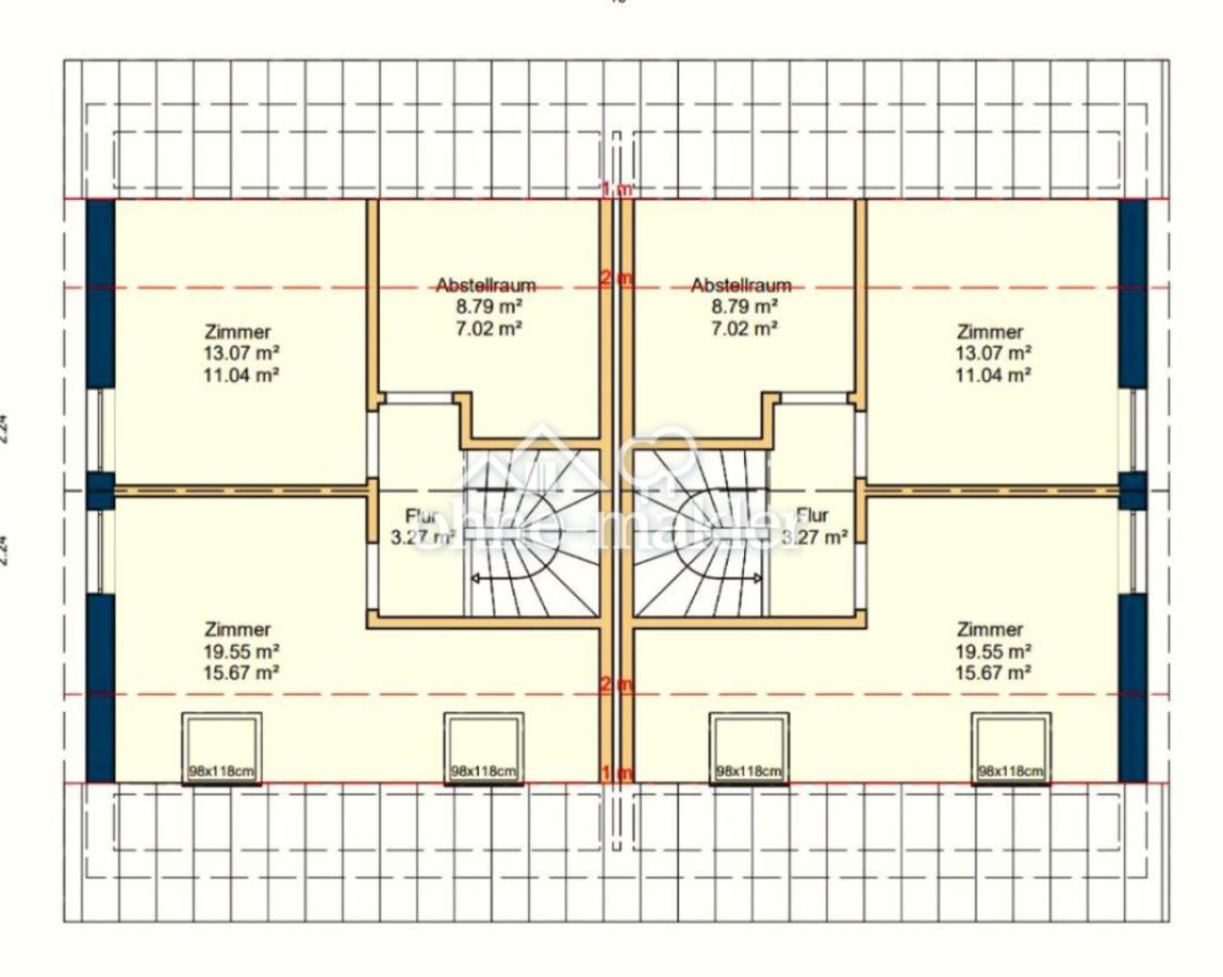 2. OG  -  beide Haushälften