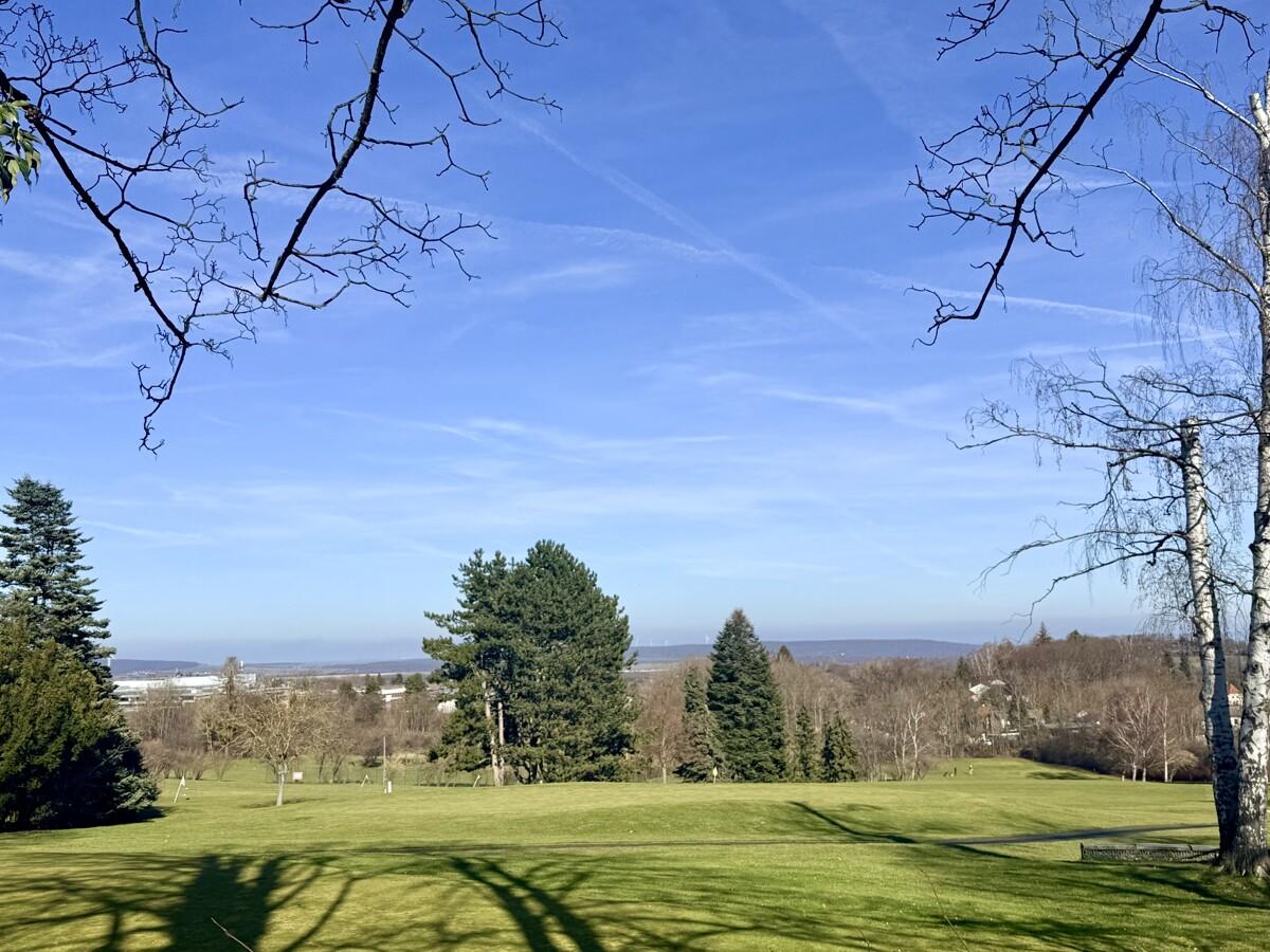 Blick auf den Golfplatz