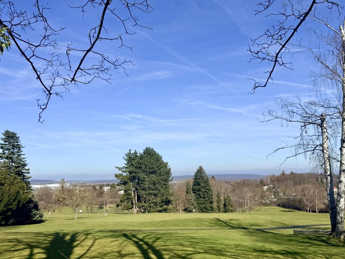 Blick auf den Golfplatz