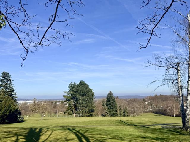 Blick auf den Golfplatz