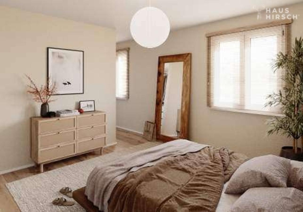 Schlafzimmer - Visualisierung (Beispieldarstellung)