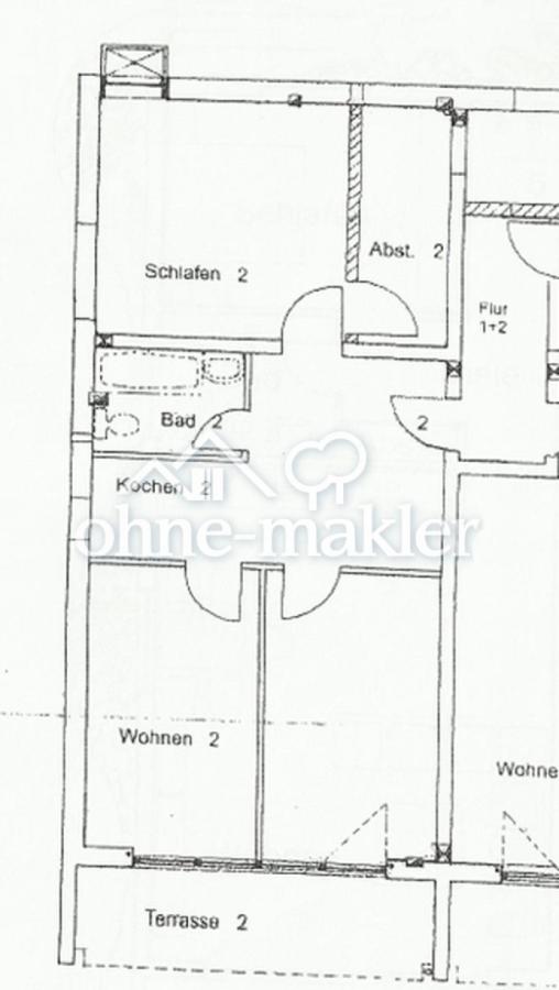 Grundriss Souterrain WE 2