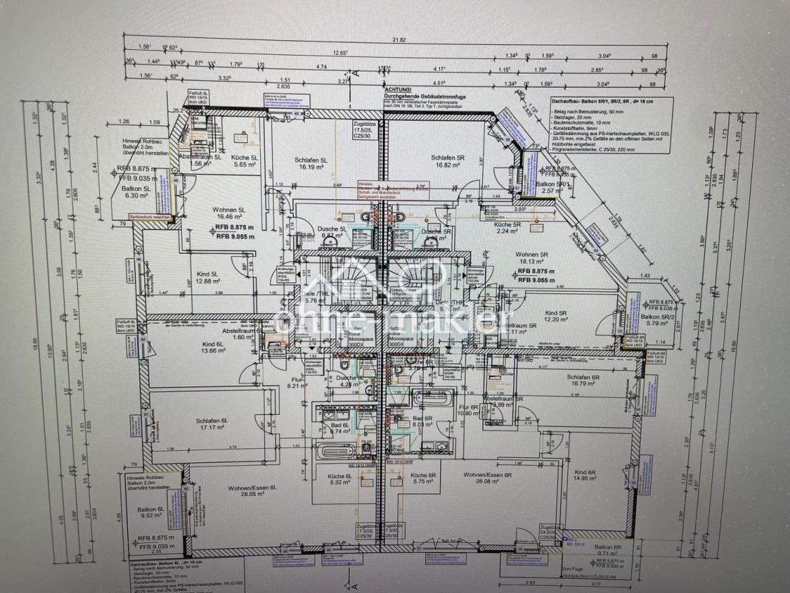 Grundrisse 1.OG-3.OG