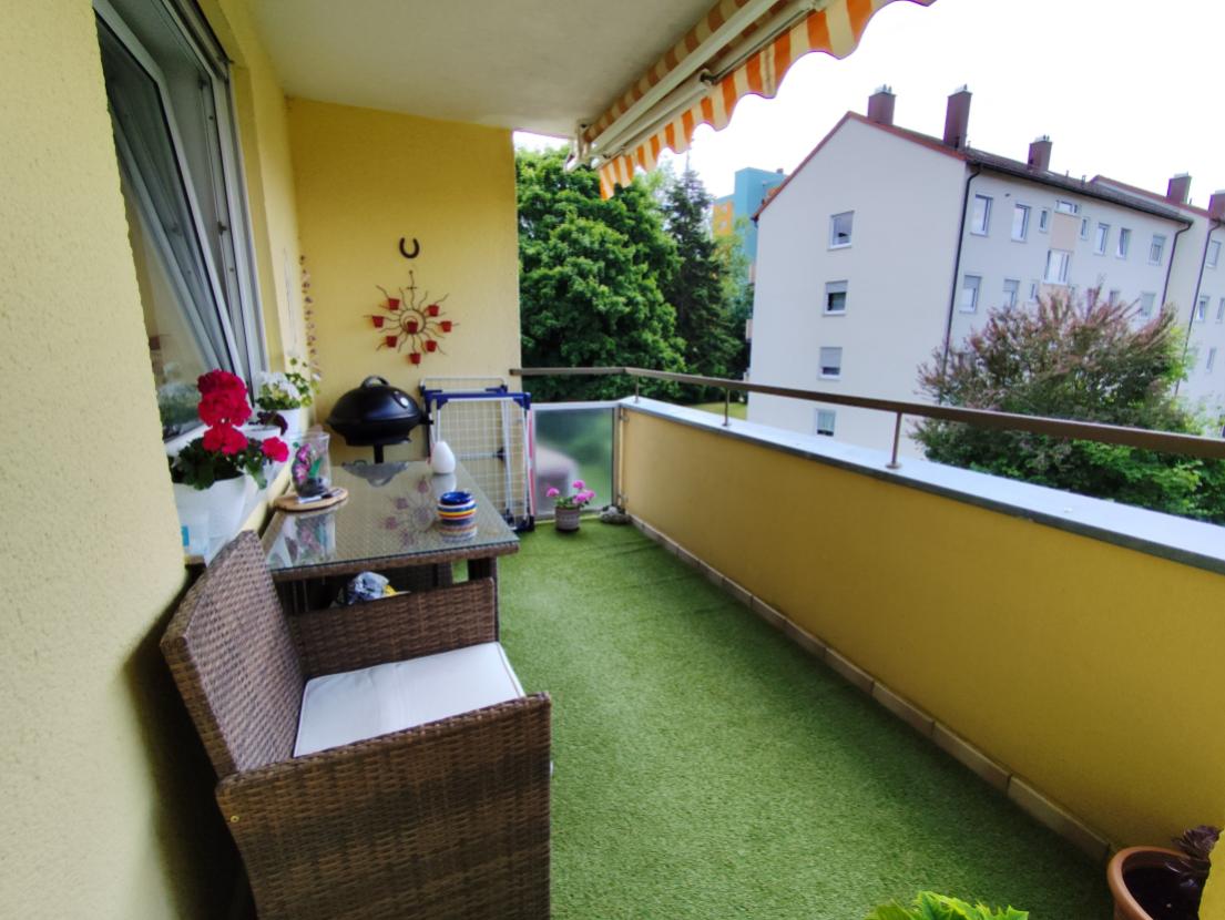 gemütlicher Balkon