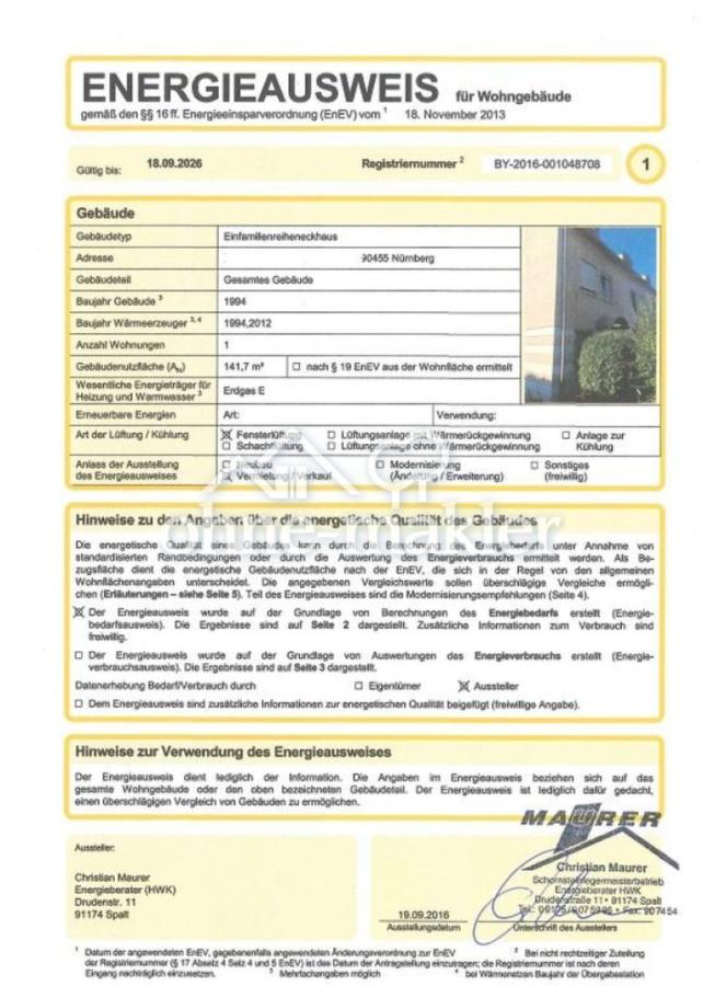Energieausweis