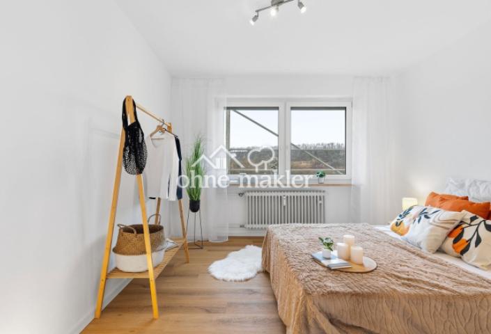 Schlafzimmer- Musterwohnung