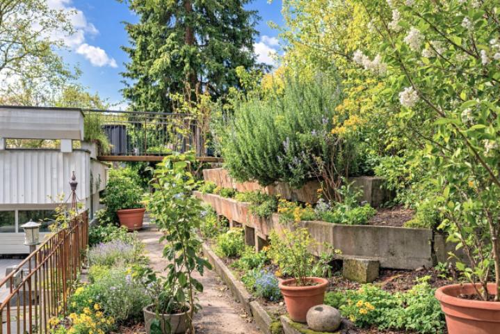Garten+ Zugang zur Dachterrasse