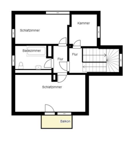 Grundriss Skizze 2. OG