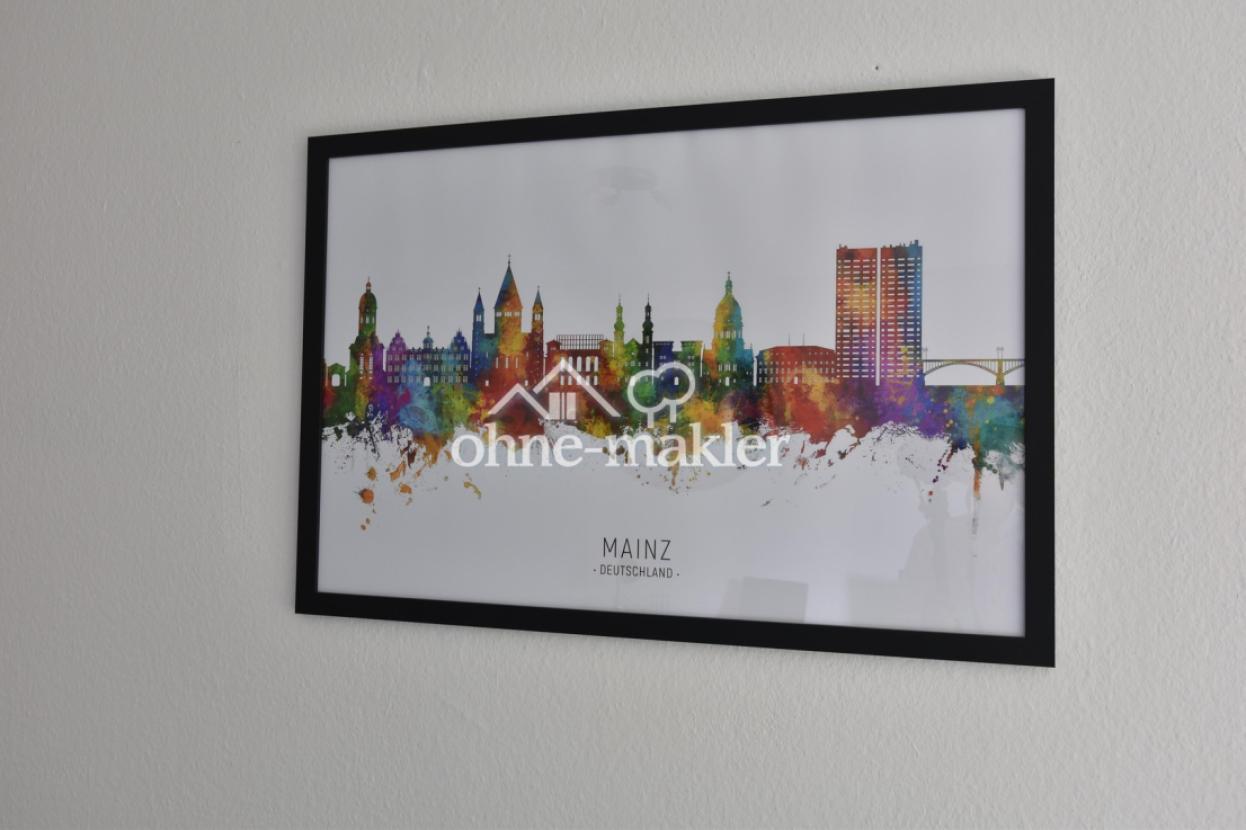 Wandbild Skyline Mainz