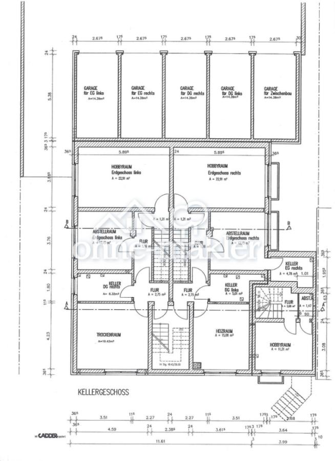 Zeichnung Haus_Untergeschoss