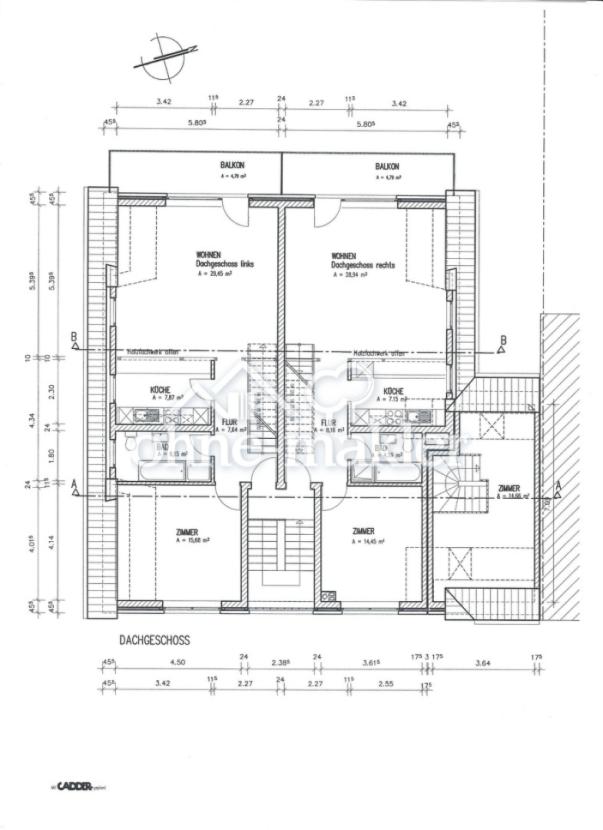Zeichnung Haus_Dachgeschoss