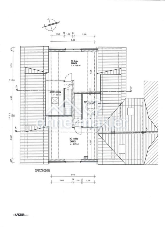 Zeichnung Haus_Spitzboden