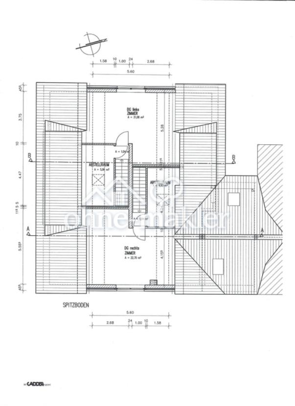 Zeichnung Haus_Spitzboden