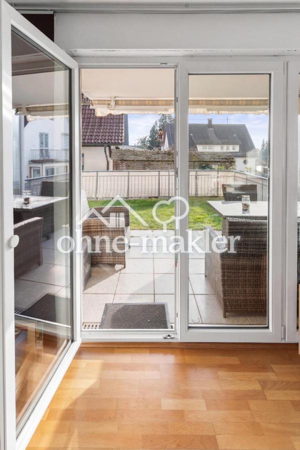 Doppelflügeltür zur Terrasse