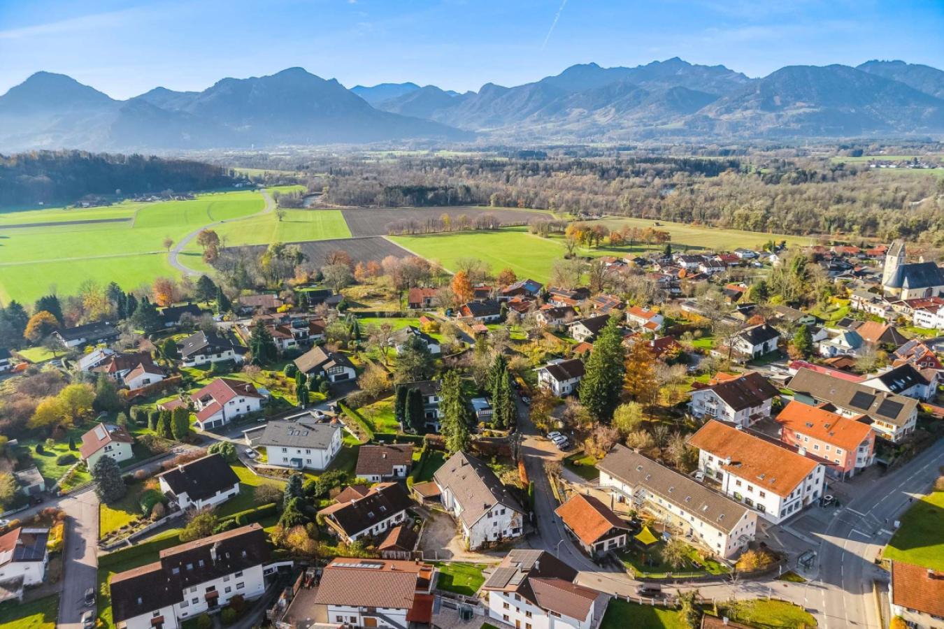 Blick auf die malerischen Alpen