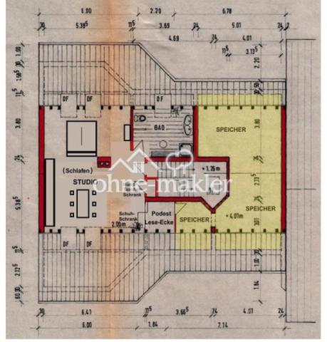 Dachgeschoß-Studio / Speicher