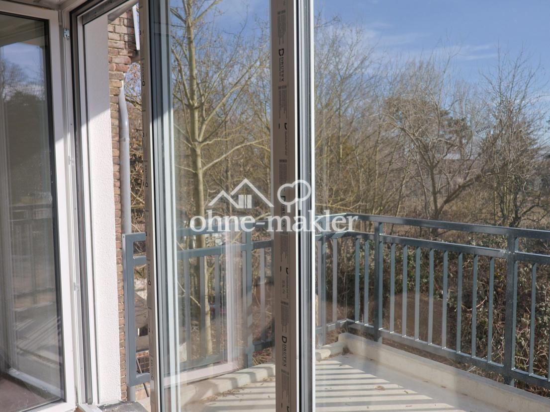 Blick vom Balkon Südlage