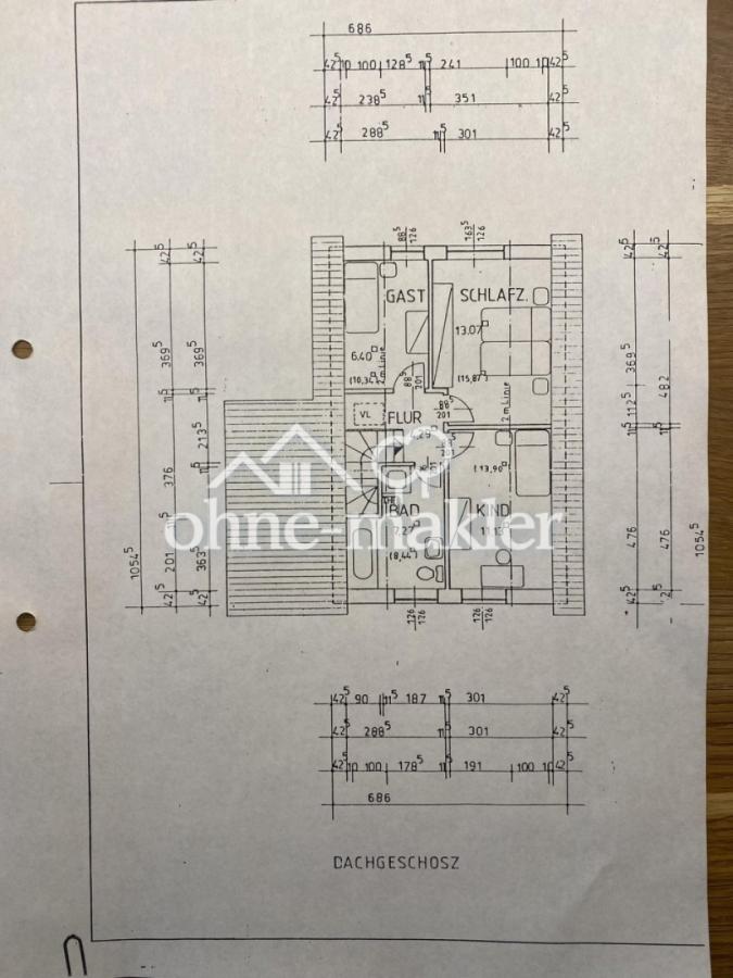 Grundriss Obergeschoss
