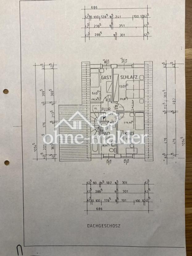 Grundriss Obergeschoss