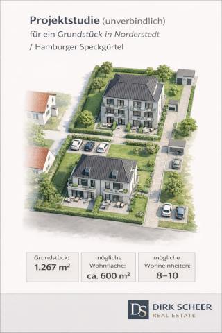 Unverbindliche Projektstudie für Wohnbau in Norderstedt