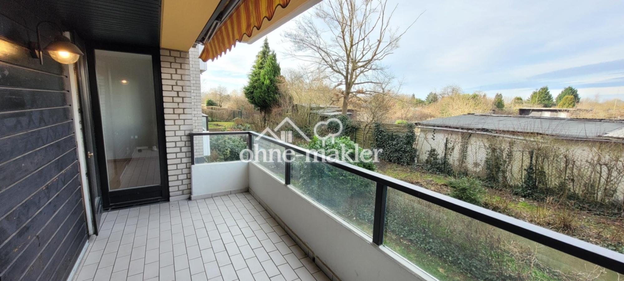 großzügiger Balkon - Südwest