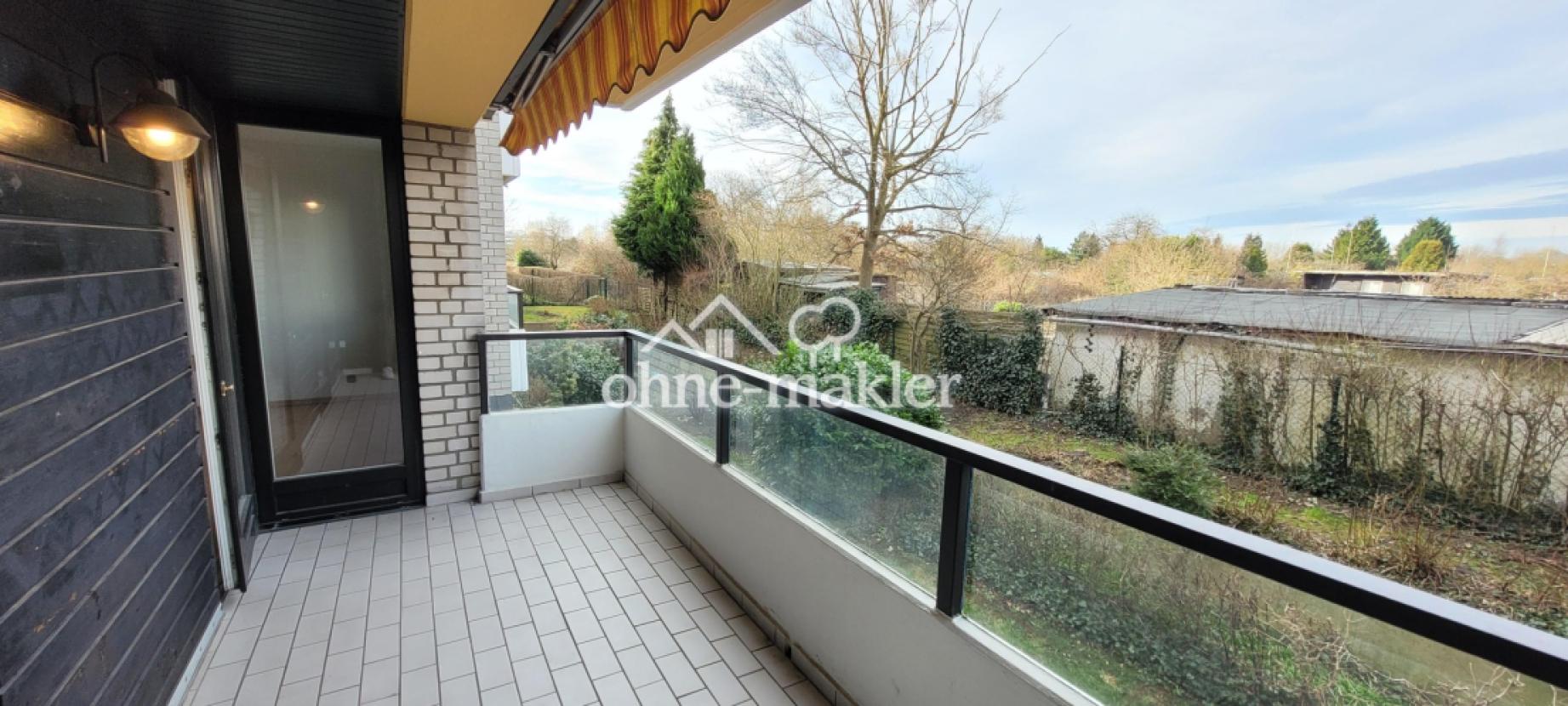 großzügiger Balkon - Südwest