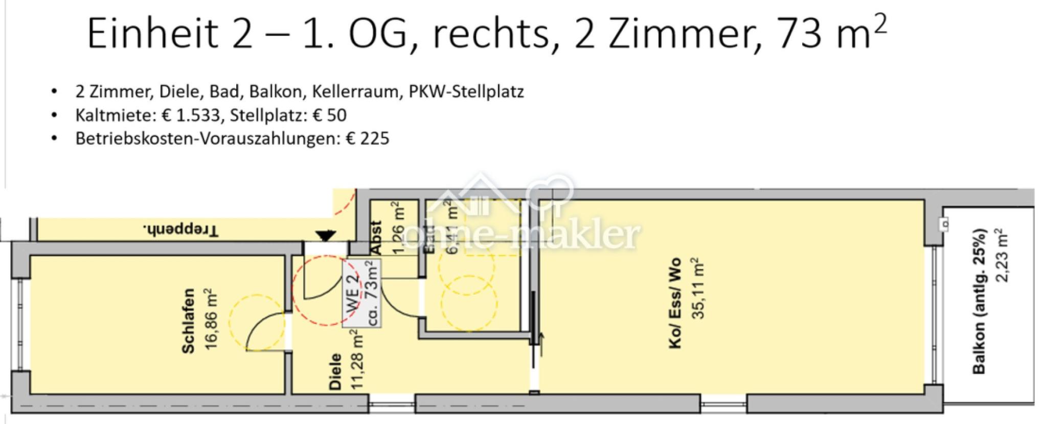 Grundriss 1. OG rechts