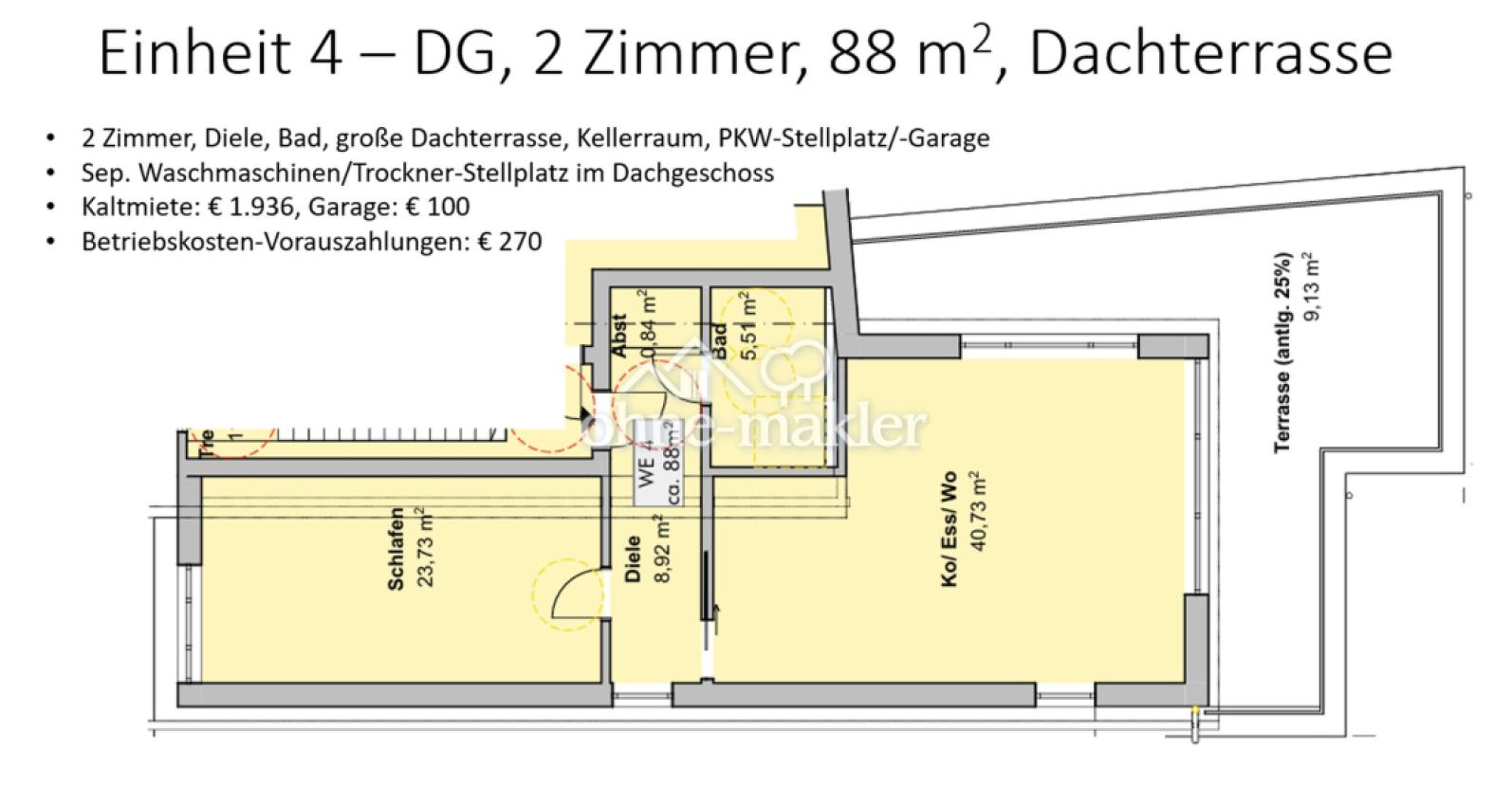 Grundriss Penthouse (DG)