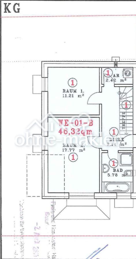 Grundriss Souterrain