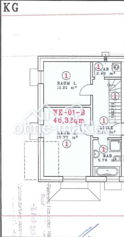 Grundriss Souterrain