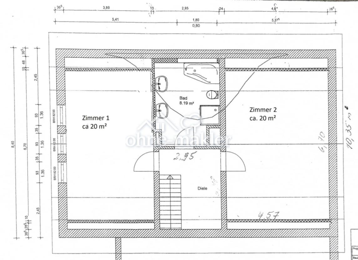 Grundriss Obergeschoss
