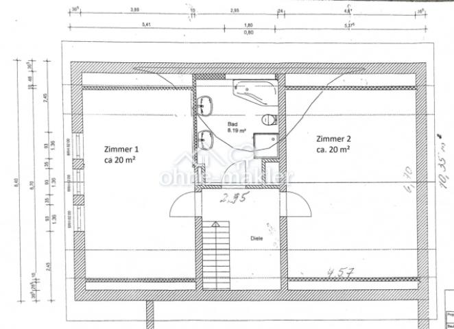 Grundriss Obergeschoss
