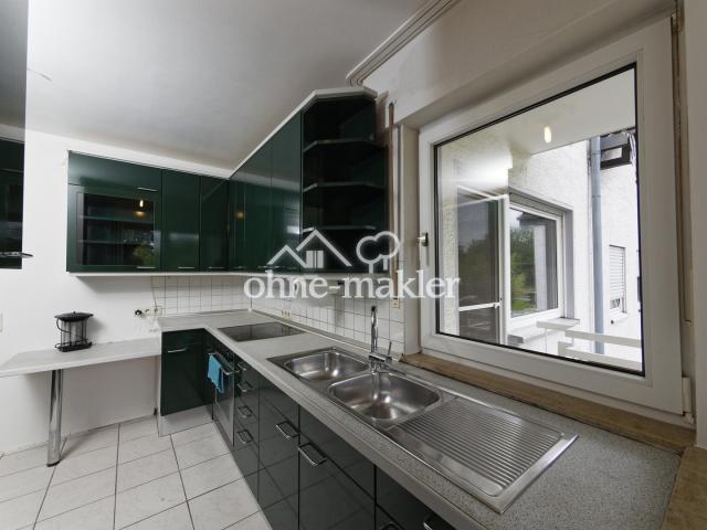 Küche - Perspektive vom Balkon