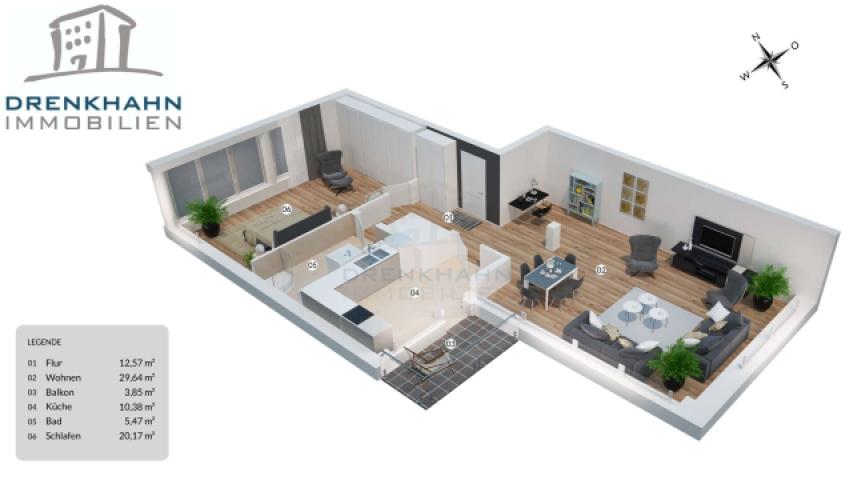 3D Grundriss 2.OG links