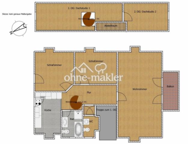 Grundriss beide Sockwerke