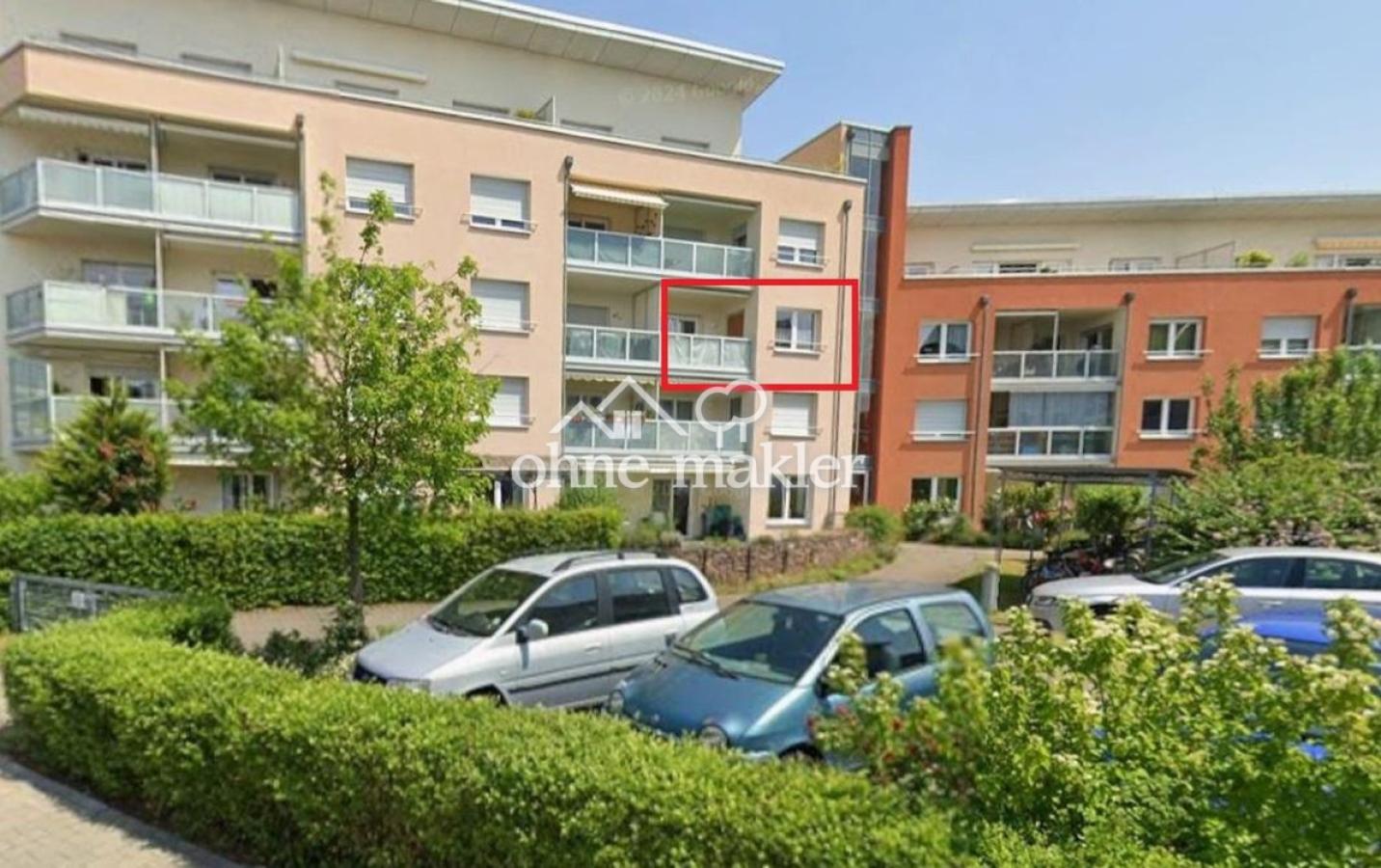 Wohnung von der Gartenseite