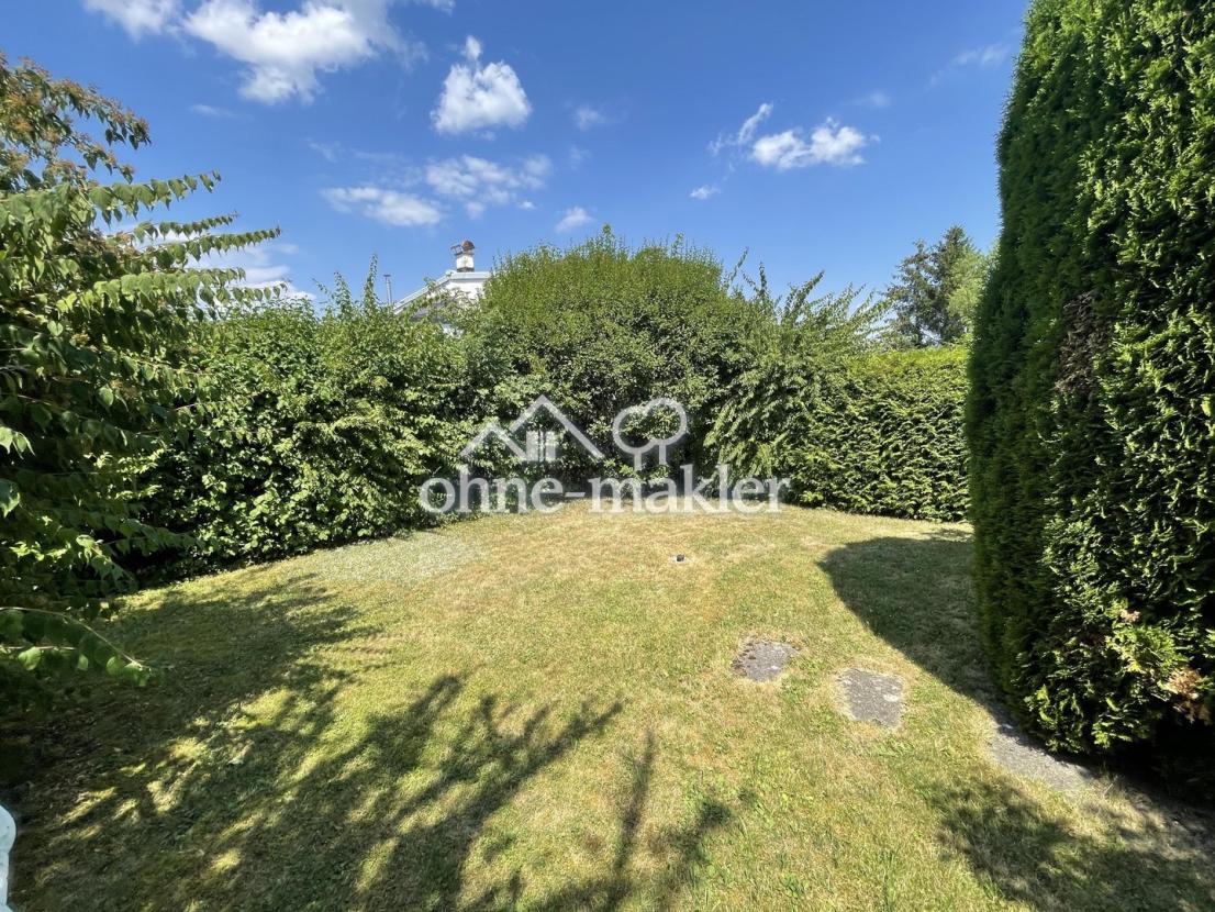 Garten auf Westseite