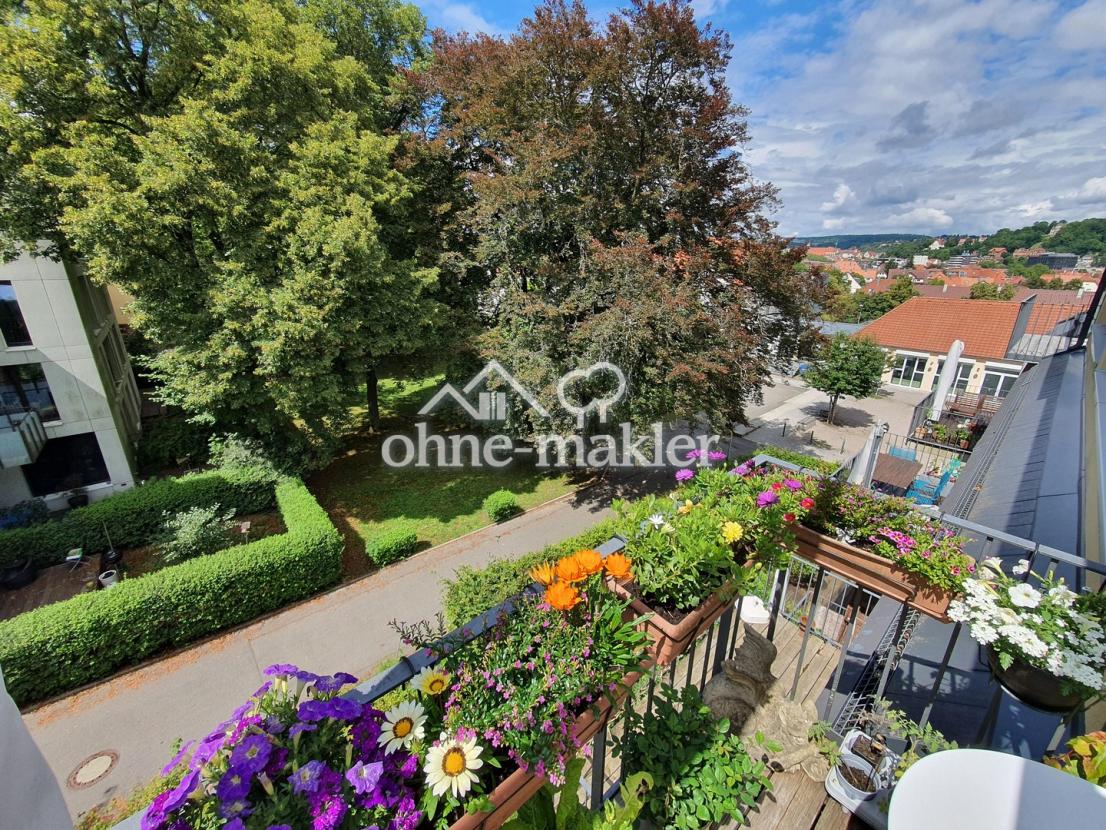 Balkon, Blick nach Norden