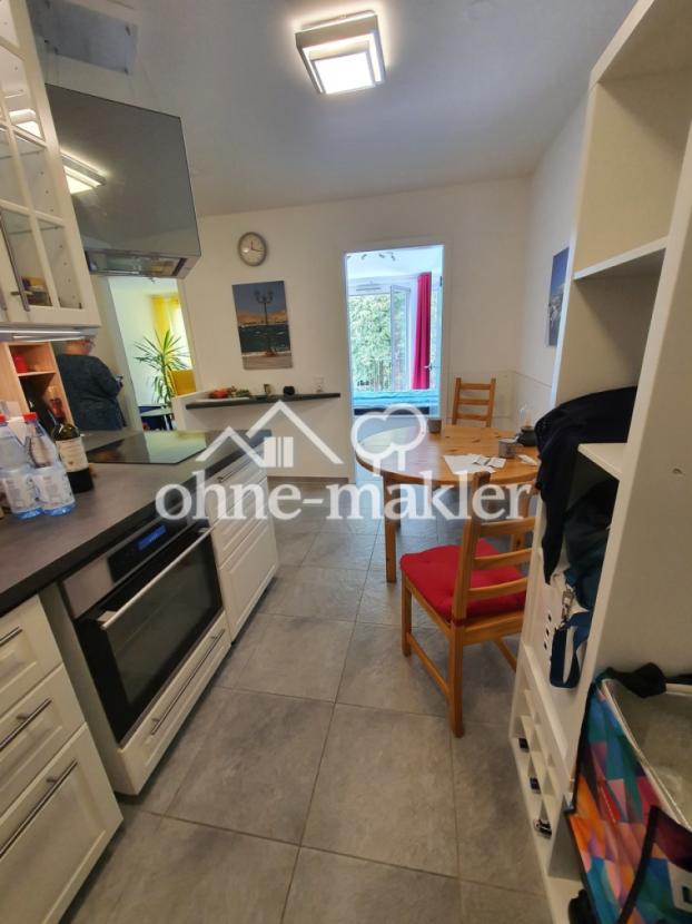 Küche, Blick zum Park