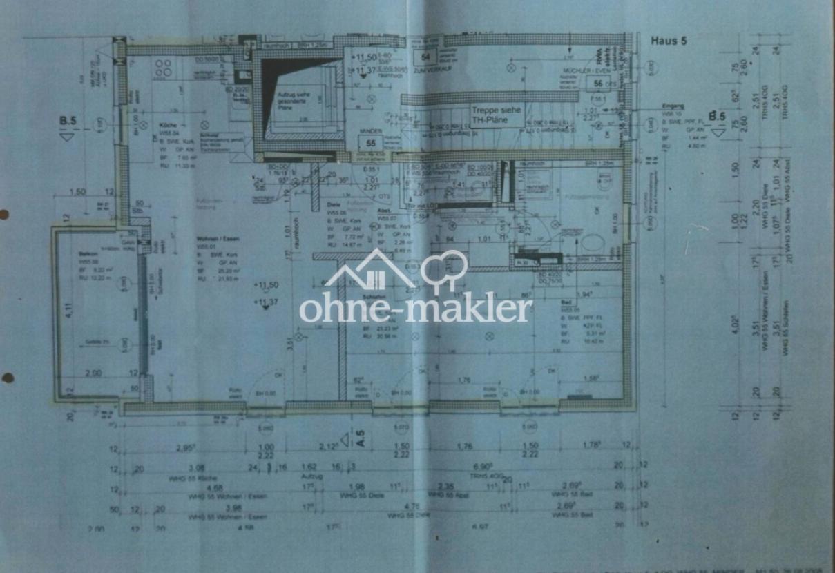 Grundriss nach Änderungen