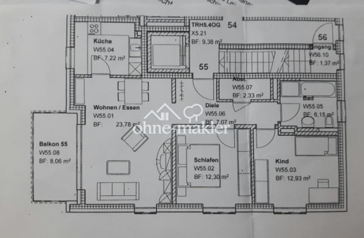 Grundriss vor Änderungen
