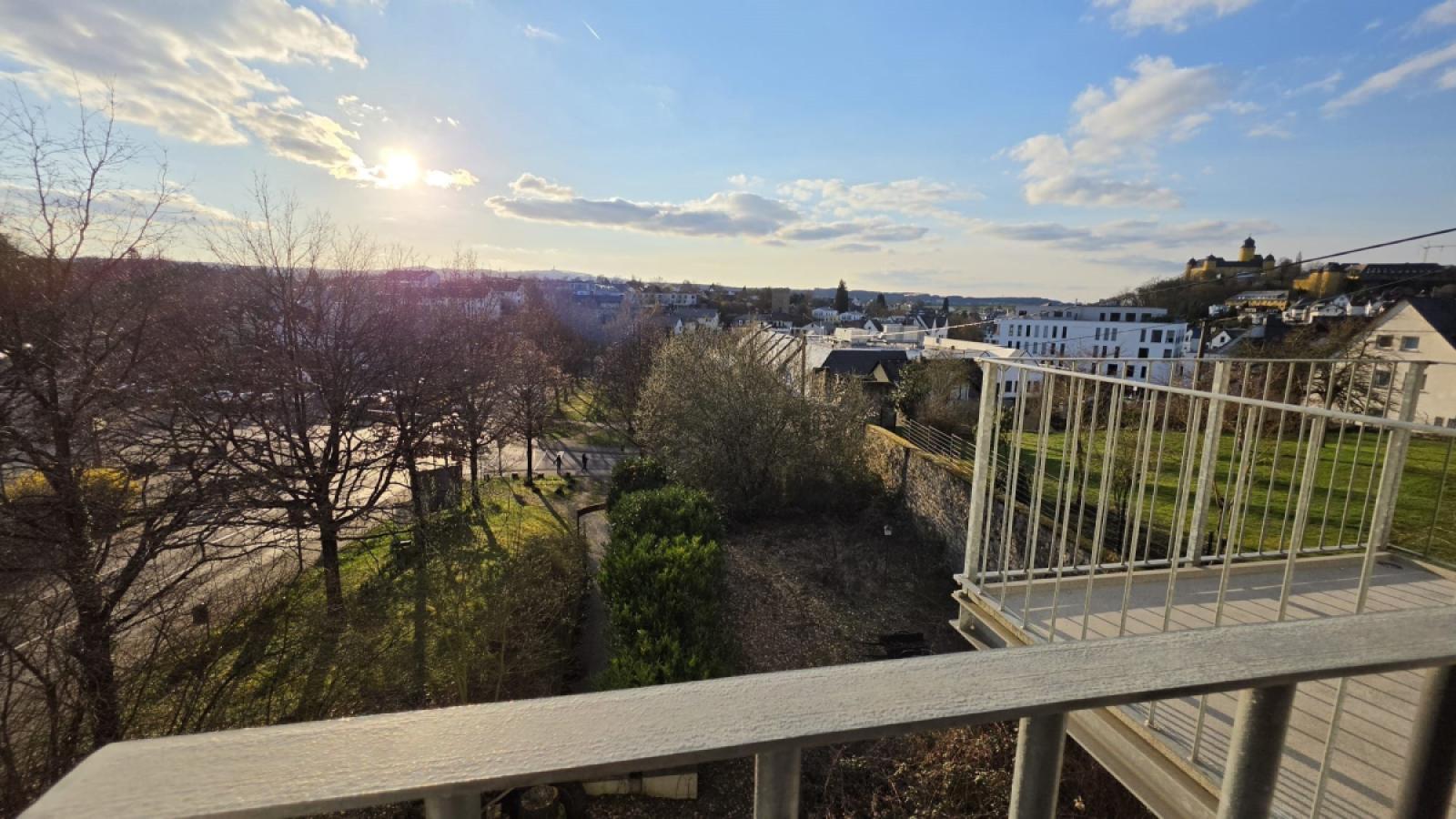 Blick vom französischen Balkon