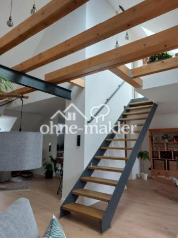 Wohnzimmer | Stahlwangentreppe