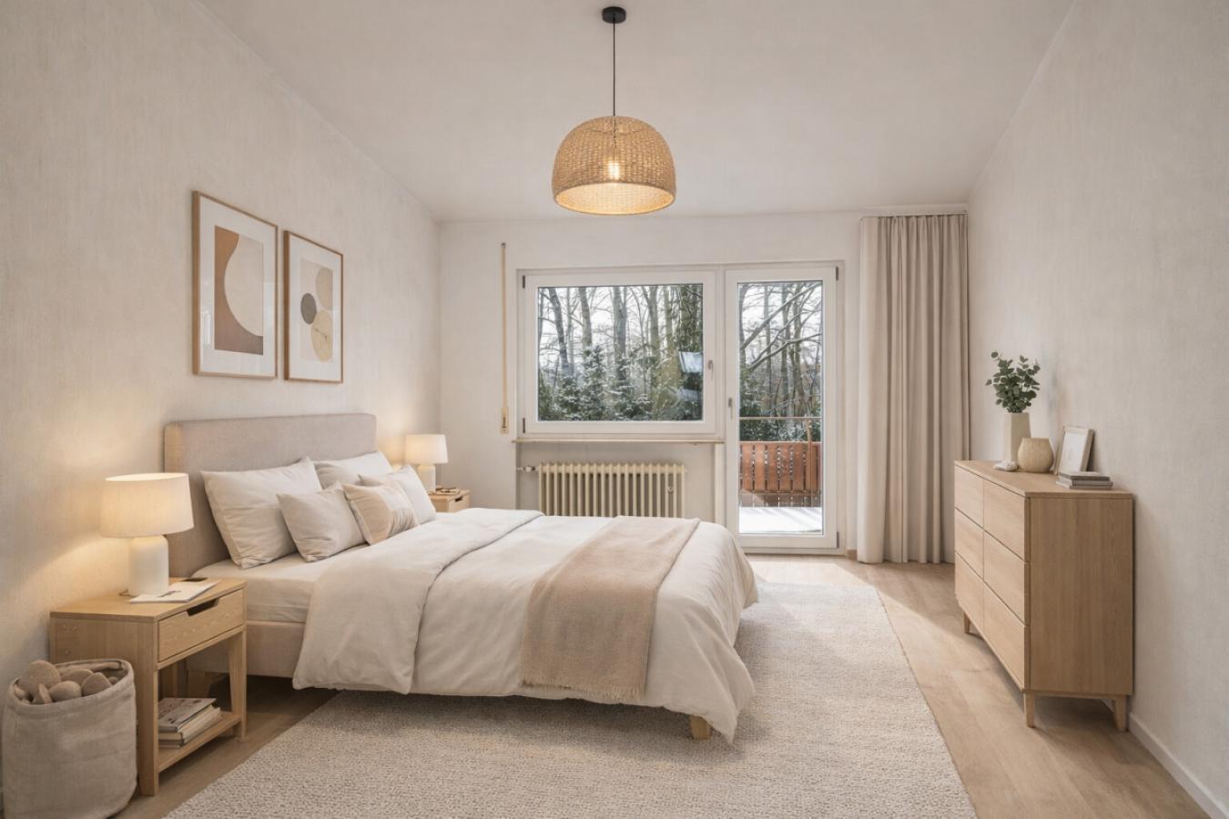 Schlafzimmer Visualisierung