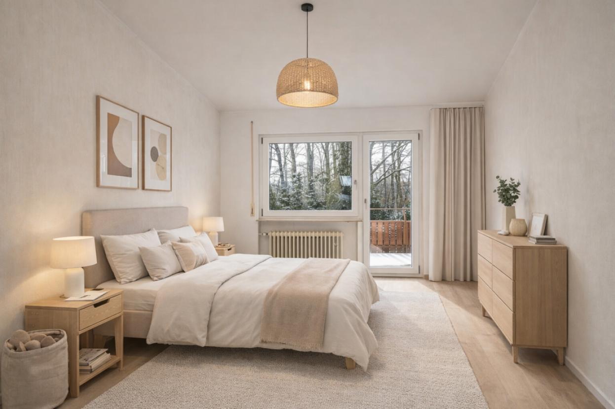 Schlafzimmer Visualisierung