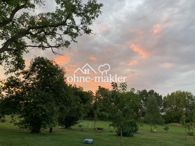 Himmel vom Balkon im Sommer